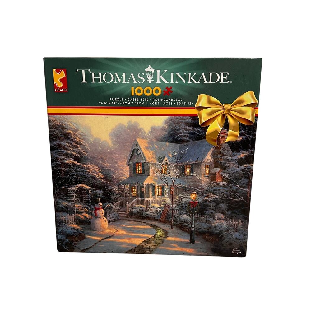 CEACO THOMAS KINKADE The Night Before Christmas 1000 Piece Jigsaw Puzzle 2018